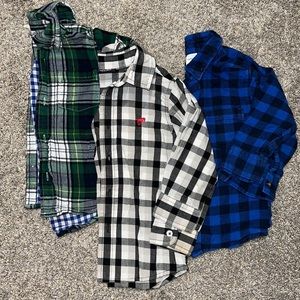 Baby Gap Wrangler Carters Fall Button Up Shirts 3T